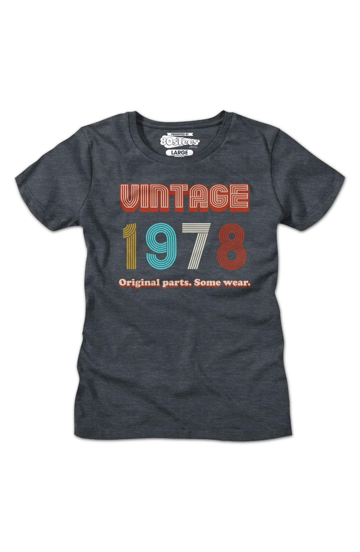 Womens Original Parts Some Wear Vintage 1978 Shirt - Image 2