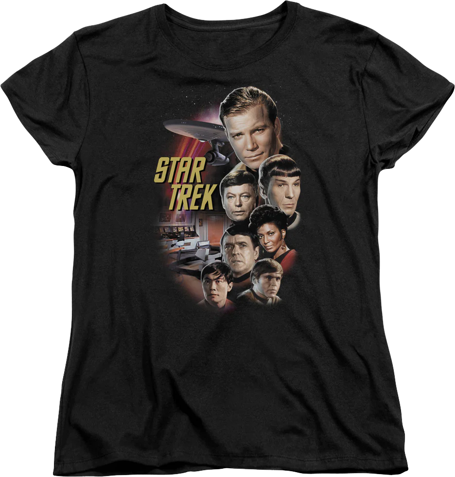 Womens Original Series Cast Star Trek Shirt