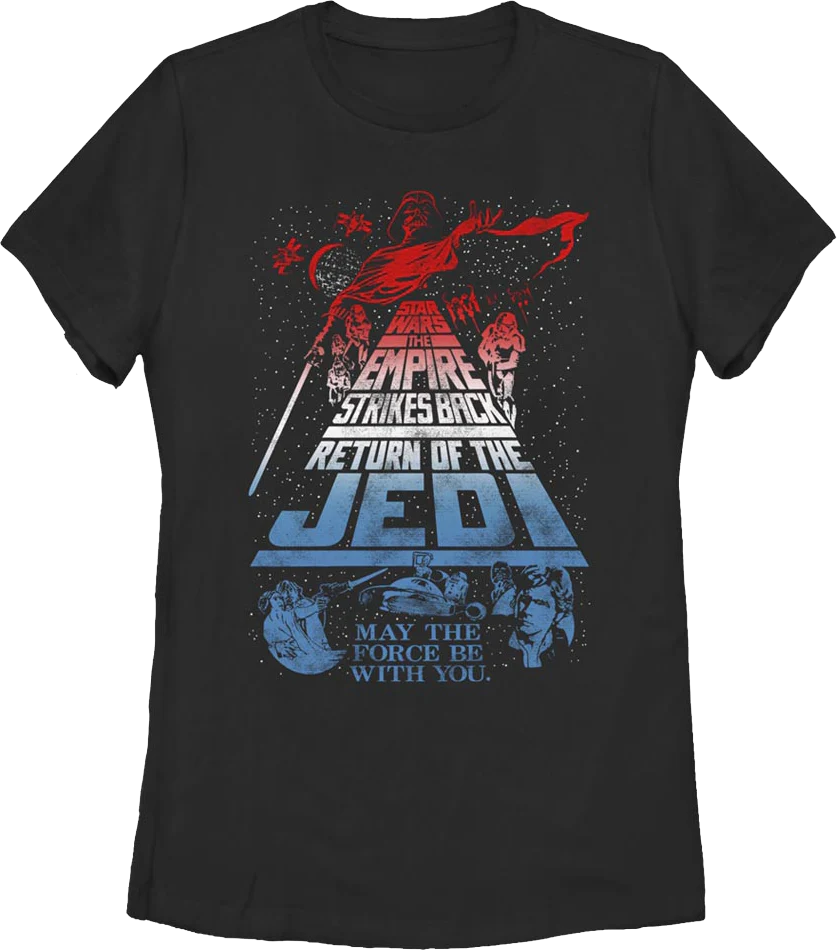 Womens Original Trilogy Star Wars Shirt