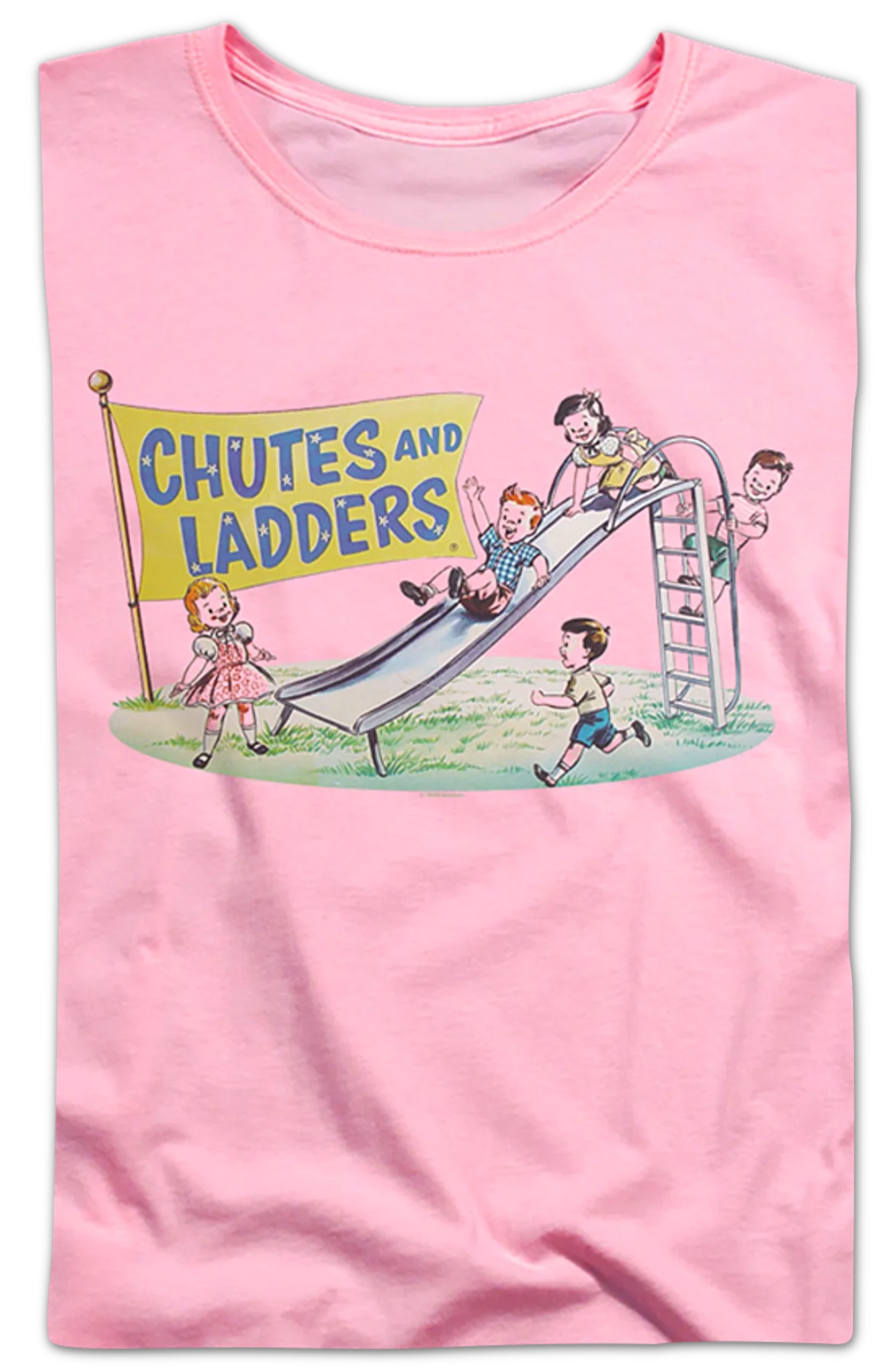 Womens Pink Chutes And Ladders Shirt - Image 2