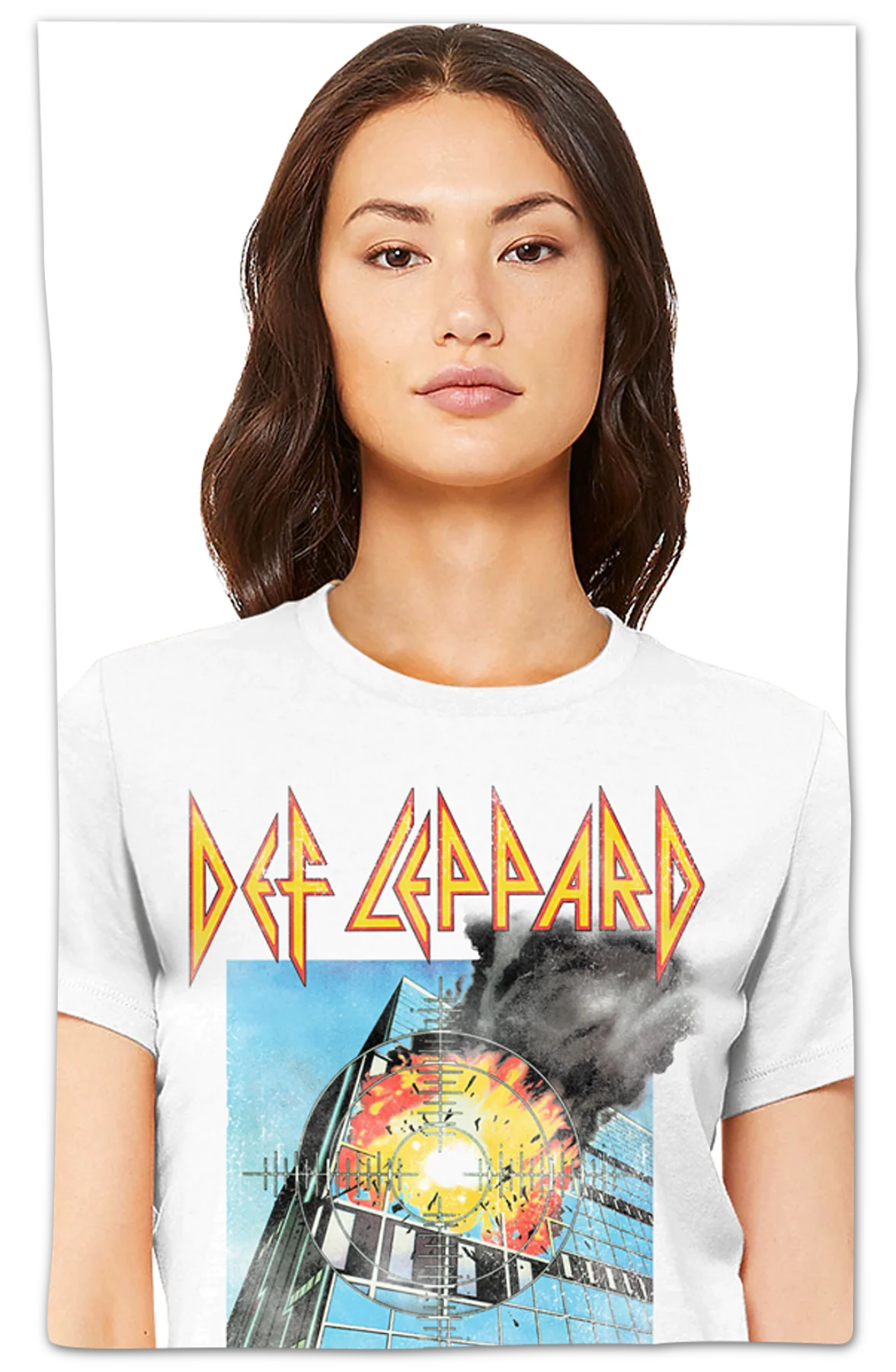 Womens Pyromania Cover Def Leppard Shirt - Image 2