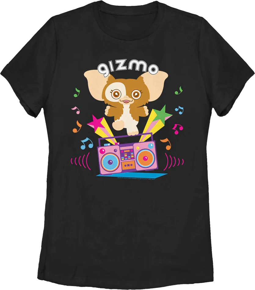 Womens Retro Gizmo Stereo Gremlins Shirt