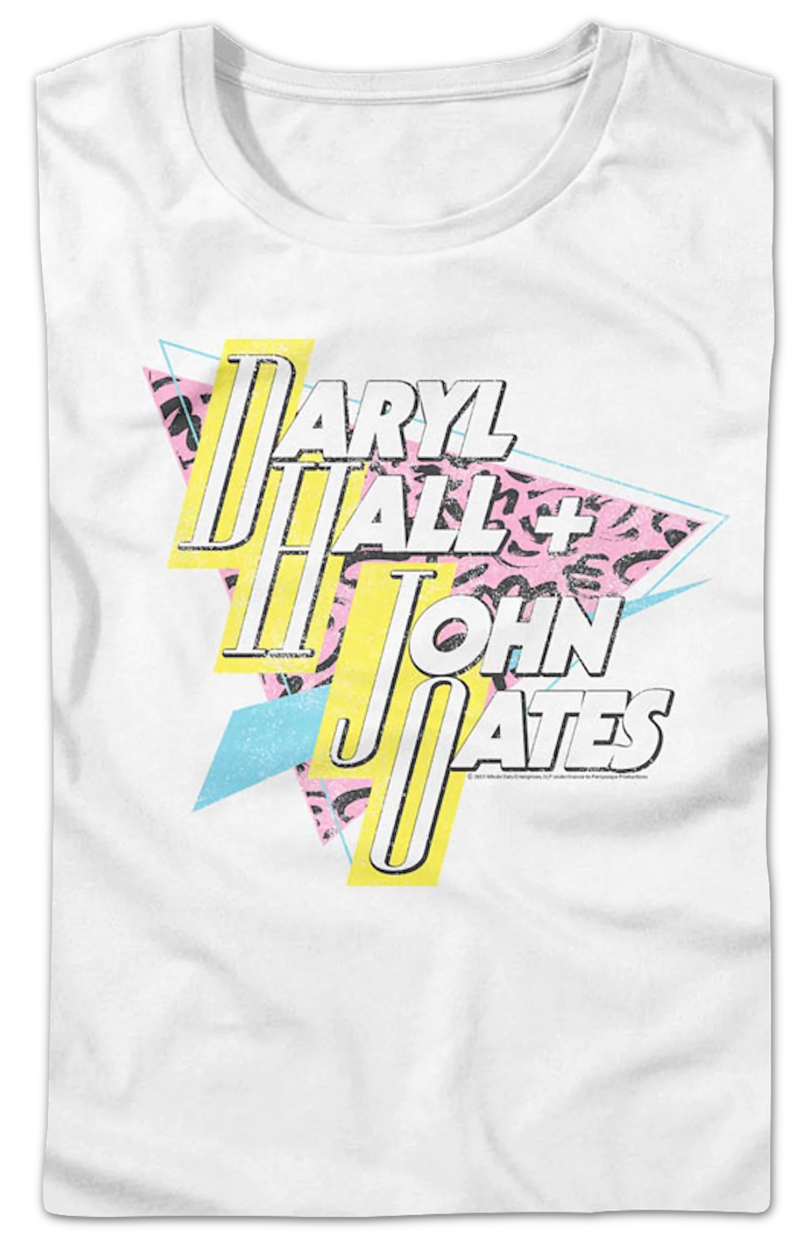 Womens Retro Shapes Hall & Oates Shirt - Image 2