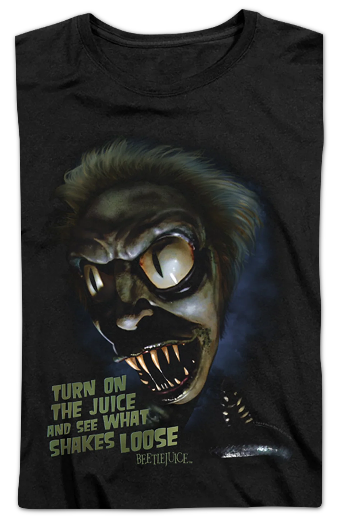 Womens See What Shakes Loose Beetlejuice Shirt - Image 2