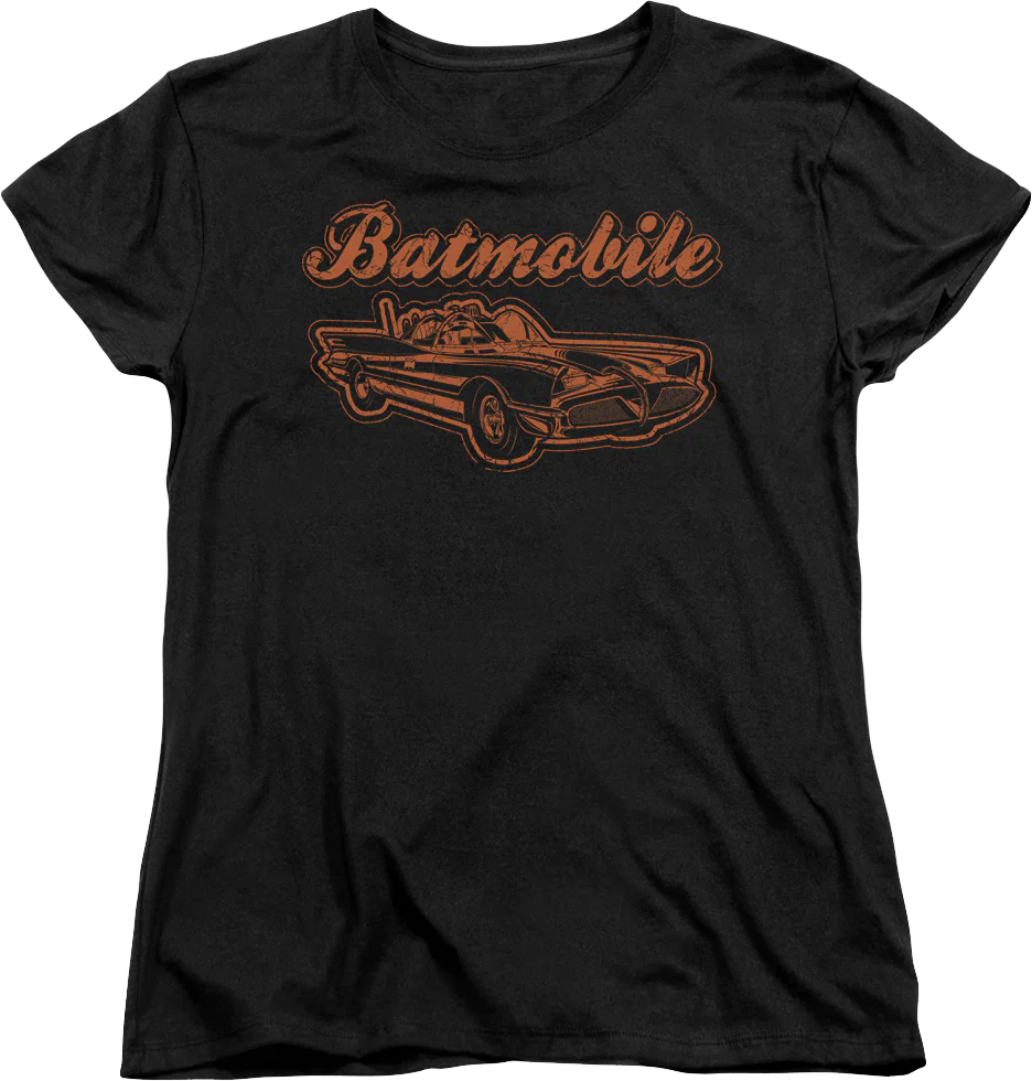 Womens The Batmobile DC Comics Shirt