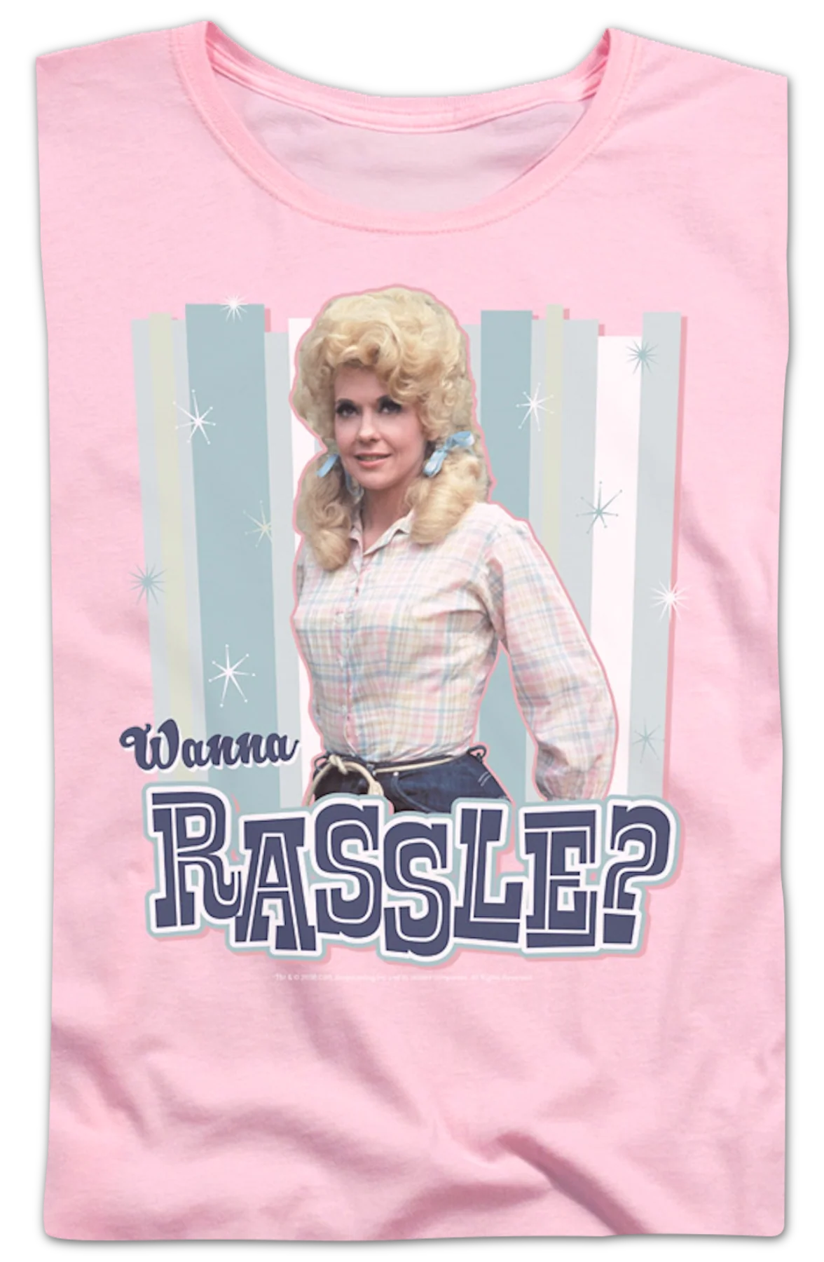 Womens Wanna Rassle Beverly Hillbillies Shirt - Image 2