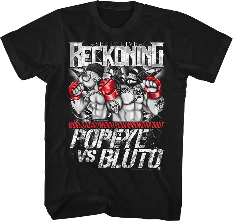 World Heavyweight Championship Bout Popeye T-Shirt