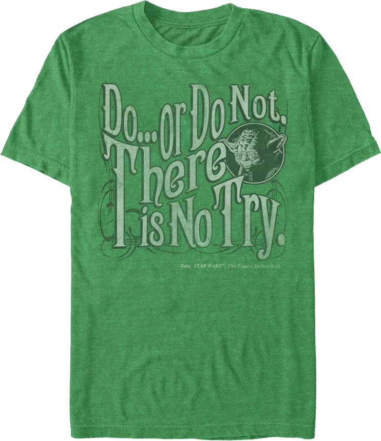 Yoda There Is No Try Star Wars T-Shirt