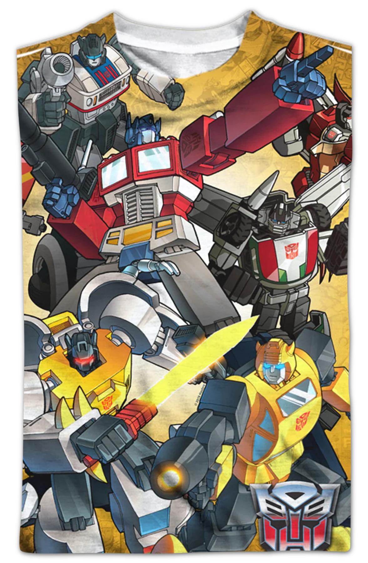 Youth Autobots Battle Decepticons Transformers Shirt - Image 2