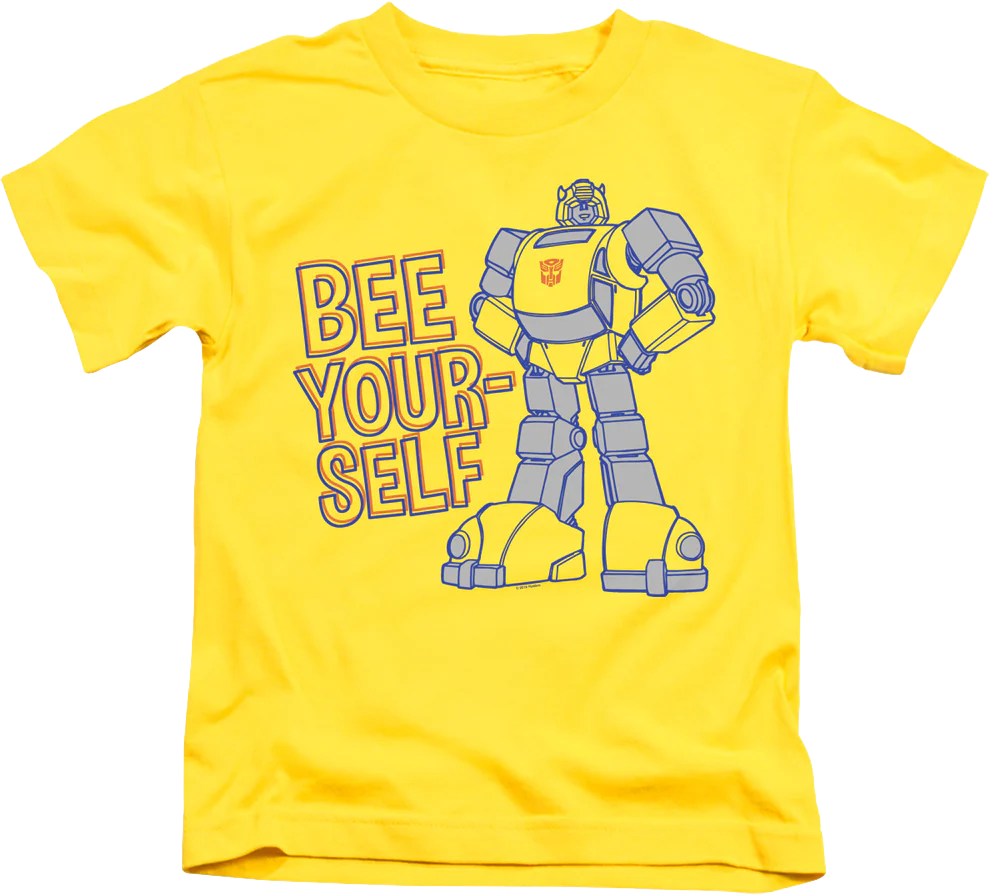 Youth Bee Yourself Bumblebee Transformers Shirt