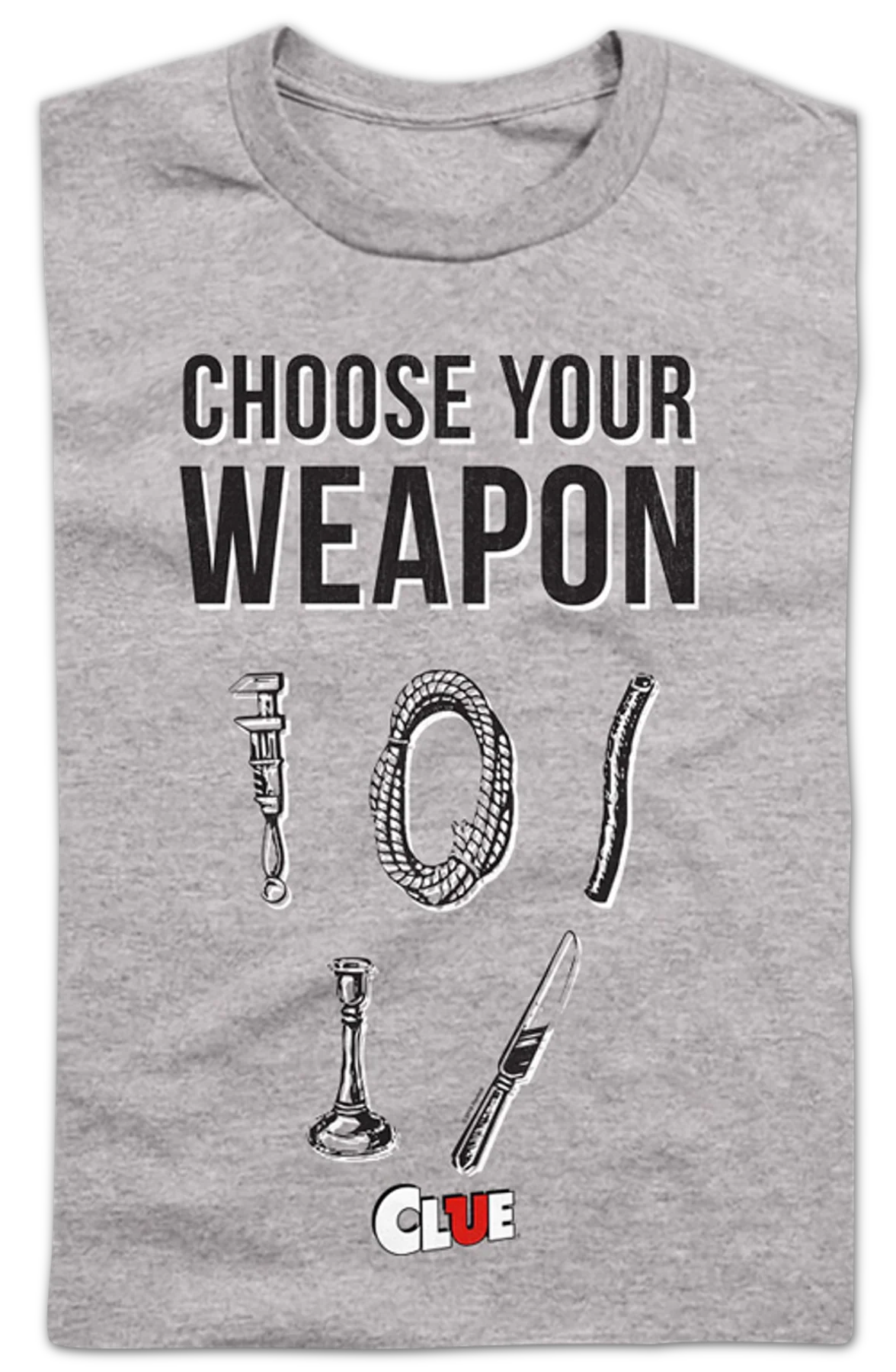 Youth Choose Your Weapon Clue Shirt - Image 2