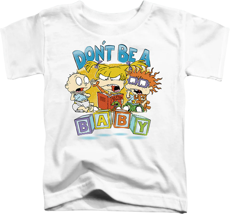 Youth Don't Be A Baby Blocks Rugrats Shirt
