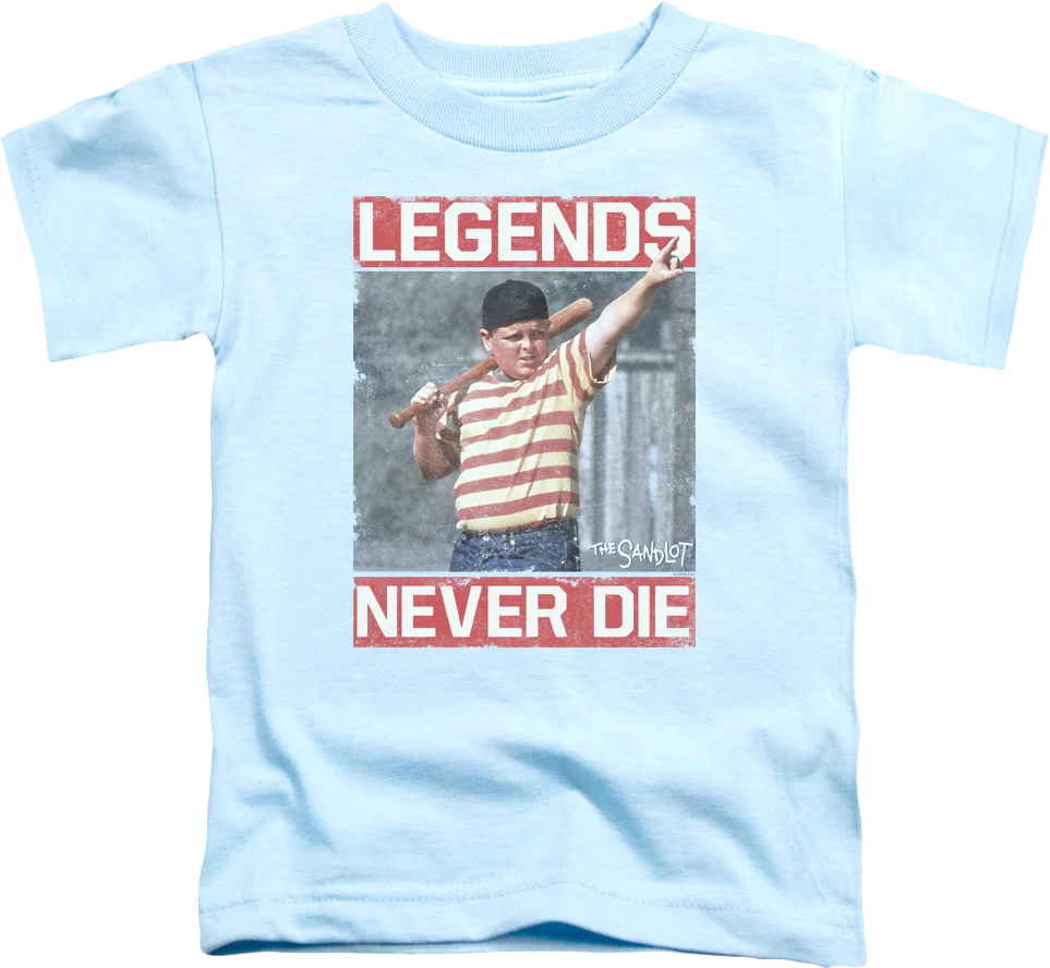 Youth Legends Never Die Sandlot Shirt