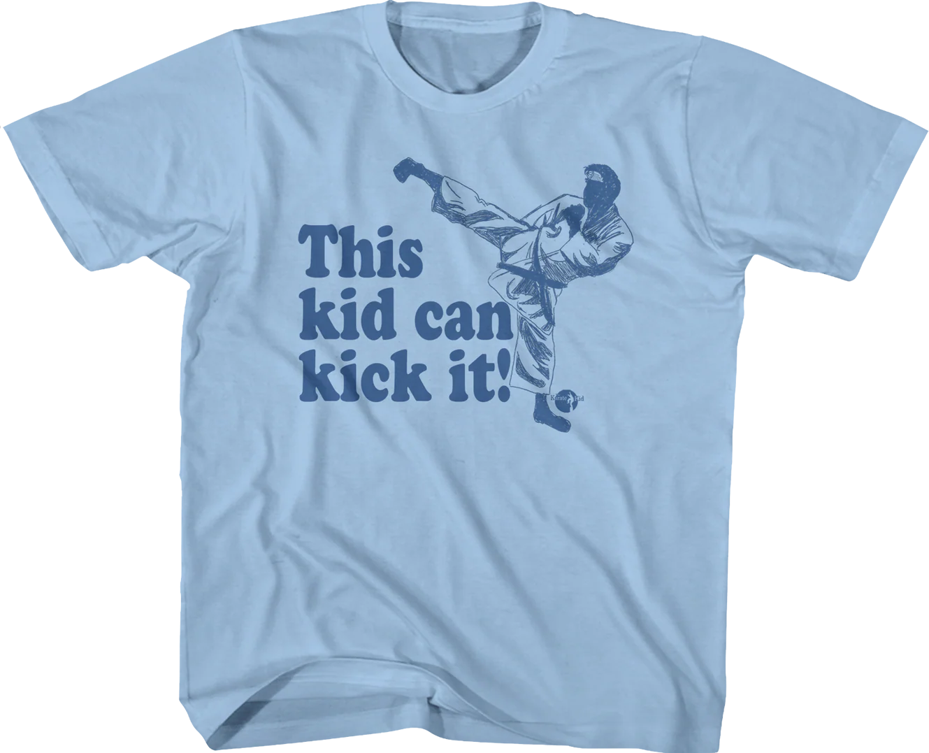 Youth This Kid Can Kick It Karate Kid Shirt