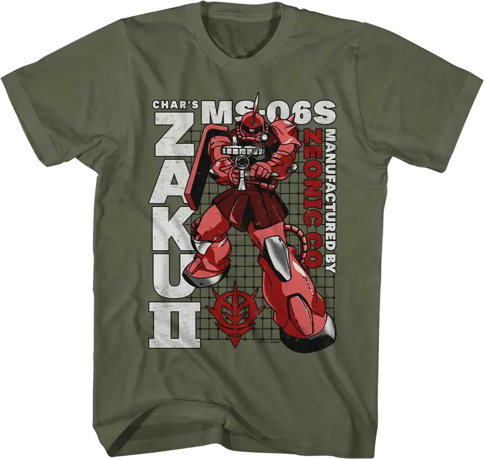 Zaku II Gundam T-Shirt