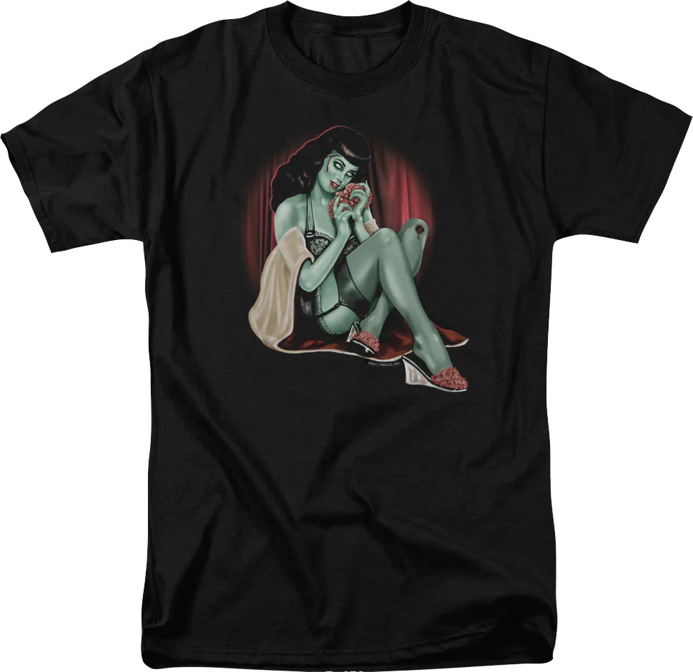 Zombie Pinup Girl T-Shirt